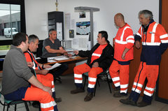 Réunion technique au siège