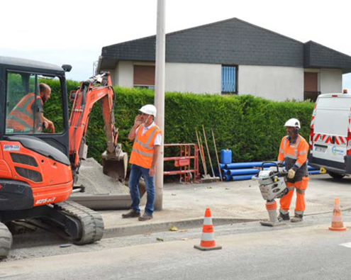 Travaux de réhabilitation d'un regard de régulation sur la commune de Cébazat.