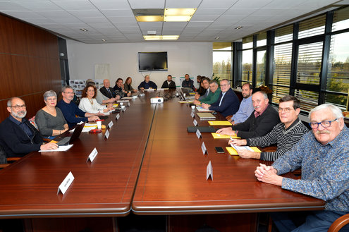 Réunion du Conseil d'administration au siège de la Semerap à Riom